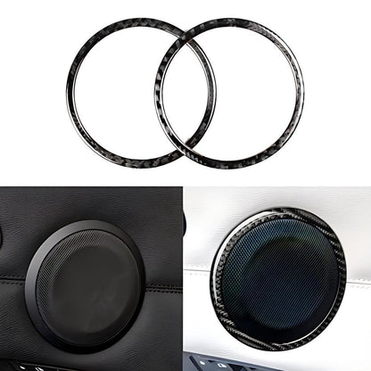 Mavlaro Echtcarbon Lautsprecherringe für BMW 3er E90/E91/E92/E93