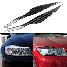Mavlaro Scheinwerferblenden aus Echtcarbon für BMW 3er E90 Pre-LCI