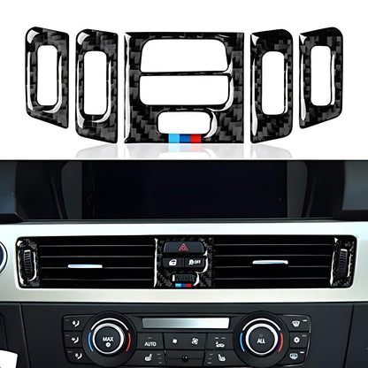 Mavlaro 5D Carbon-Optik Mittelkonsole- und Lüftungsblende Version A für BMW E90/E92/E93