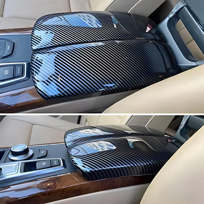 Mavlaro Mittelarmlehnen-Abdeckung in Carbon-Optik für BMW X5 E70 / X6 E71