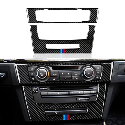 Mavlaro 5D Carbon-Optik CD-Panelblende Style A für BMW E90/E92/E93