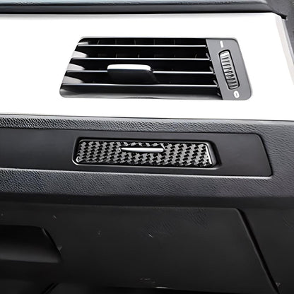 Mavlaro Echtcarbon Beifahrer-Getränkehalter-Panelblenden für BMW E90-E93