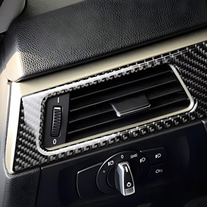 Mavlaro harzversiegelte Echtcarbon Seiten-Lüftungsdüsenblenden für BMW E90-E93