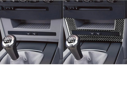 Mavlaro Echtcarbon Sitzheizung-Tastenblende B-Kit für BMW 5er E60 2004-2007