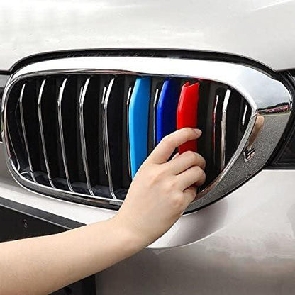 Mavlaro M-Farben Nieren-Zierstreifen für BMW 5er G30/G31 2017-2020 9 Streben