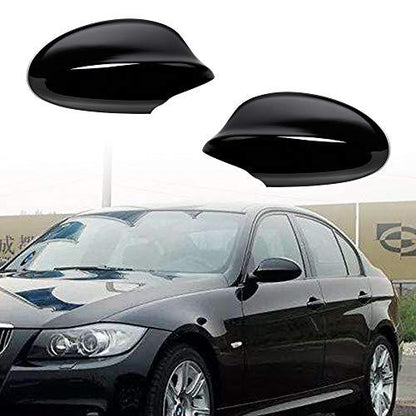 Mavlaro Spiegelkappen Ersatzpaar Klavierlack Schwarz für BMW 3er E90/E91 2005-2011