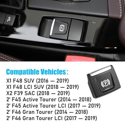 Mavlaro Elektronische Parkbremse Taste für BMW X1 F48 2016-2019, X2 F39 & 2er F45/F46