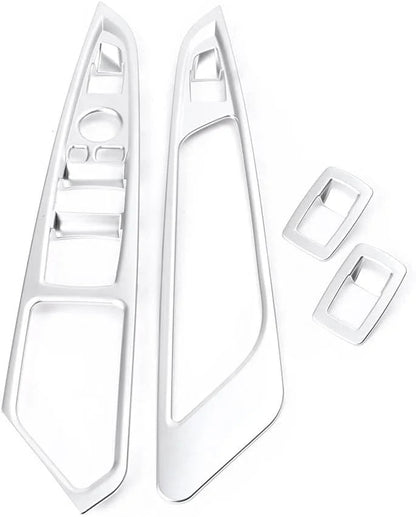 Mavlaro Fensterheberschalter-Blenden für BMW X5 F15 2014-2018 & X6 F16 2015-2019 Linkslenker