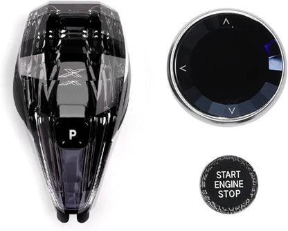 Mavlaro Crystal Gangwahlschalter Set 3-teilig für BMW X5 G05 2019-2022 MGU