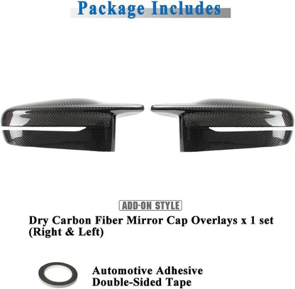 Mavlaro Dry-Carbon Spiegelkappen-Overlays für BMW M2 G87, M3 G80/G81 & M4 G82/G83 2021-2025