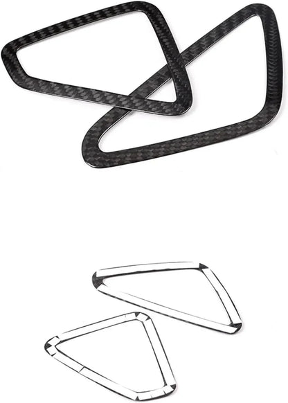 Mavlaro Echtcarbon Armaturenbrett-Lüftungsdüsenblende für BMW X5 F15 & X6 F16 2014-2018 Linkslenker