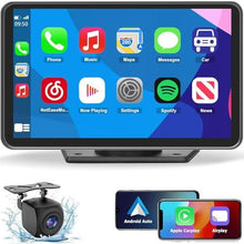 Mavlaro Tragbarer 7 Zoll Wireless CarPlay Bildschirm mit Android Auto & Rückfahrkamera