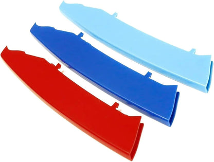 Mavlaro M-Farben Nieren-Zierstreifen für BMW 3er E90/E91 Pre-LCI 2006-2008 12 Streben