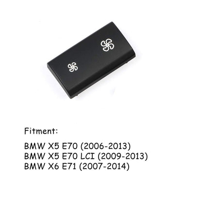 Mavlaro Klima Lüftertaste Abdeckung Ersatz für BMW X5 E70 2006-2013 & X6 E71 2007-2014