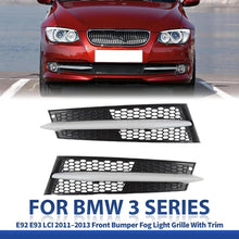 Mavlaro Nebelscheinwerfer-Gitter mit Blenden links/rechts für BMW 3er E92/E93 LCI 2011-2013