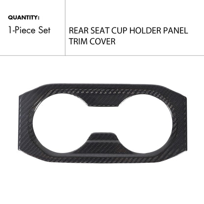 Mavlaro Echtcarbon hintere Cupholder-Blende für BMW 5er G60/i5 ab 2024