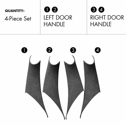 Mavlaro Suede Alcantara Interior Door Handle Cover Protect – BMW 3/4 Series F30-F36 2013-2018, 2/4 Pc Set