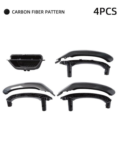 Mavlaro Innentürgriff Ersatzkit 7-teilig aus Echtleder für BMW X3 F25 2011-2018 & X4 F26 2014-2018