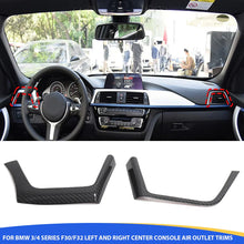 Mavlaro Echtcarbon seitliche Lüftungsdüsen-Blenden 2-teilig für BMW 3er/4er F30/F32 2013-2019