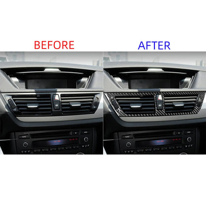 Mavlaro Echtcarbon Dashboard Seiten- & Mittel-Luftauslass Blenden für BMW X1 E84 2013-2015