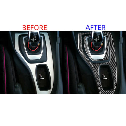 Mavlaro Echtcarbon Schaltkulisse Mittelkonsole Blenden für BMW X1 E84 2013-2015