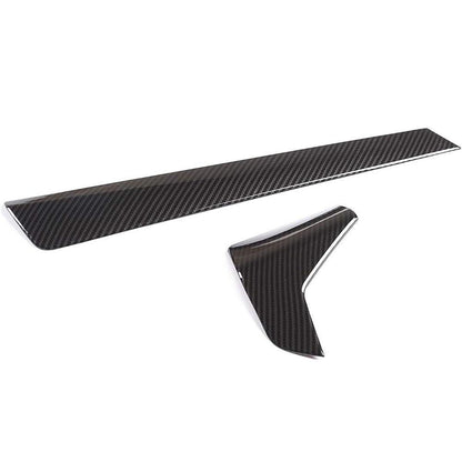 Mavlaro Carbon-Optik Mittelkonsole Armaturenbrett Zierleisten 2-teilig für BMW 3er G20