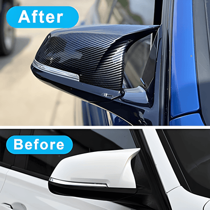 Mavlaro Spiegelkappen Ersatzpaar für BMW F20/F21 F22/F23 F30/F31 F32/F33/F36 F87 E84 2009-2021