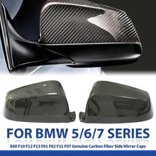 Mavlaro Dry-Carbon Spiegelkappen-Overlays für BMW 5er/6er/7er E60/F10/F12/F13/F01/F02/F07