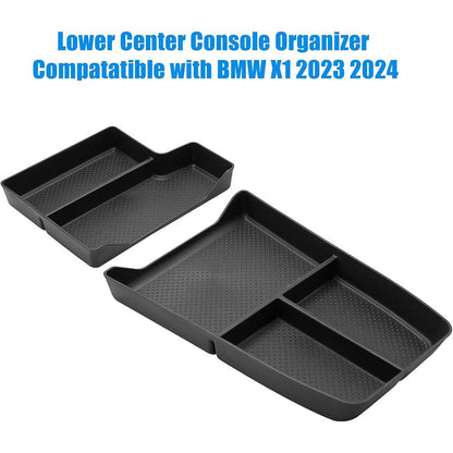 Mavlaro Mittelkonsole Organizer 2-teilig für BMW X1 U11 2023-2025 TPE