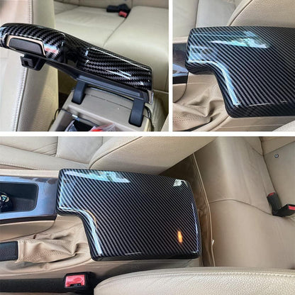 Mavlaro Mittelarmlehnen-Abdeckung in Carbon-Optik für BMW 3er E90/E91/E92/E93
