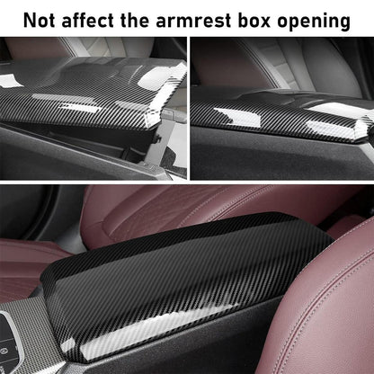 Mavlaro Mittelarmlehnen-Abdeckung in Carbon-Optik für BMW 3er G20 / 4er G22