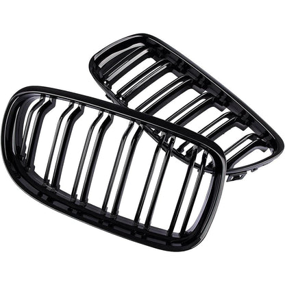 Mavlaro Nieren Kühlergrill Doppelsteg Schwarz für BMW 3er E90/E91 LCI 2009-2011