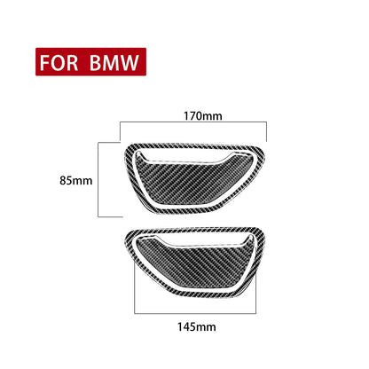 Mavlaro Echtcarbon Tür-Aschenbecher Blenden 4-teilig für BMW 5er G30/G31 2017-2023