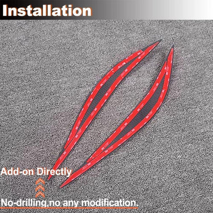 Mavlaro 3K Echtcarbon Scheinwerferblenden 3M für BMW M3 F80 M4 F82/F83 & 4er F32-F36