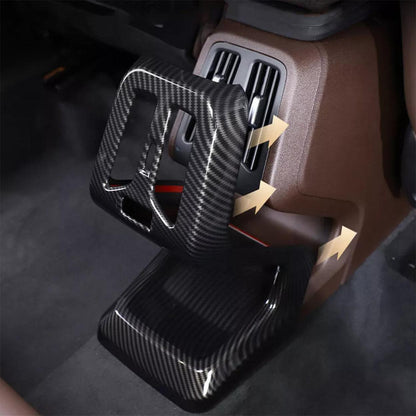 Mavlaro Fond-Luftauslass Anti-Kick Cover Carbon-Optik 3M für BMW X1 U11 2023-2024