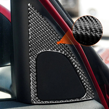 Mavlaro Echtcarbon Türlautsprecher Rahmen 2-teilig für BMW X1 E84 2013-2015