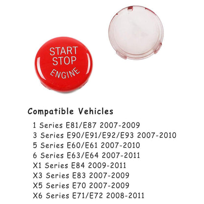 Mavlaro Start-Stop-Knopf Ersatz für BMW E81/E90/E60/E63/E84/E83/E70/E71 2007-2011