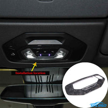 Mavlaro Real Carbon Fiber Front Reading Light Lamp Trim Cover for BMW 8 Series G14 2019-2022 Interior Upgrade
