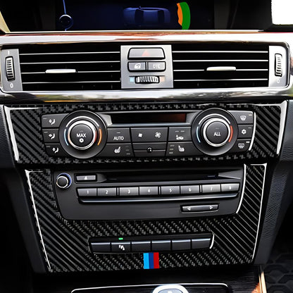 Mavlaro 5D Carbon-Optik CD-Panelblende Style A für BMW E90/E92/E93