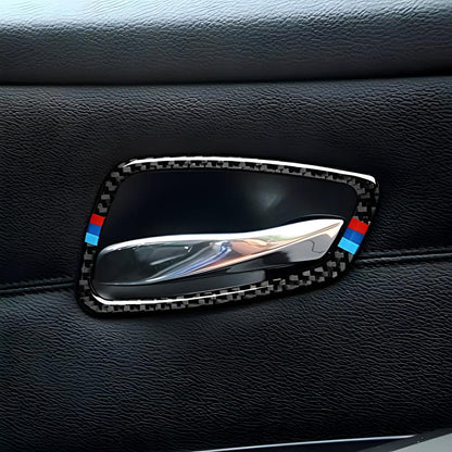 Mavlaro 5D Carbon-Optik Türgriffmulden-Blenden für BMW E90-E93