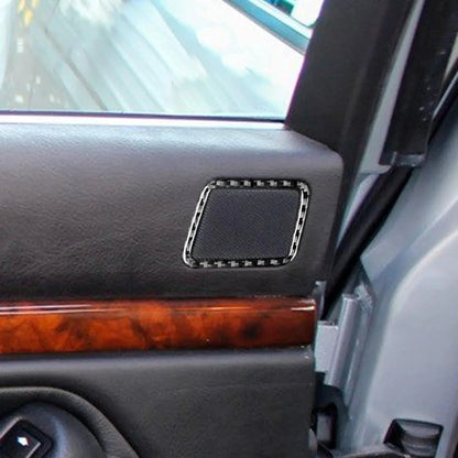 Mavlaro Echtcarbon Fondtür-Lautsprecherrahmen für BMW 5er E39 & M5 1998-2003