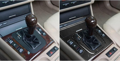 Mavlaro Echtcarbon Schaltkulisse-Blenden Set 3-teilig für BMW 3er E46 1998-2006