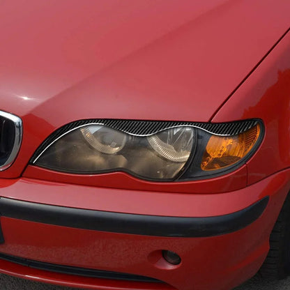 Mavlaro Echtcarbon Scheinwerferblenden für BMW 3er E46 1998-2006