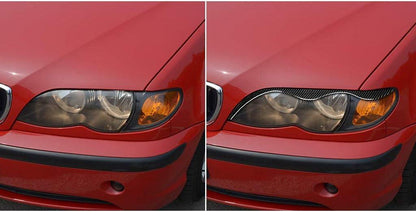 Mavlaro Echtcarbon Scheinwerferblenden für BMW 3er E46 1998-2006