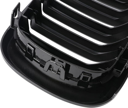 Mavlaro Nieren Kühlergrill Doppelsteg Schwarz für BMW X5 F15/F85 2014-2018 & X6 F16/F86 2015-2019