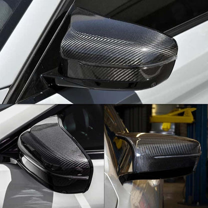 Mavlaro Dry Carbon Spiegelkappen-Overlays für BMW M5 F90 2018-2023 & M8 F91/F92/F93 2019-2023