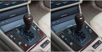 Mavlaro Echtcarbon Mittelkonsole-Rahmenblende für BMW 3er E46 1998-2005