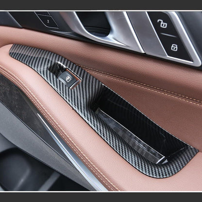 Mavlaro Carbon-Look Fensterheberschalter-Blenden für BMW X5 G05 & X7 G07 2019-2024