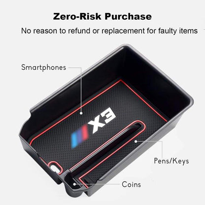 Mavlaro Mittelkonsole Organizer Ablage für BMW X3 G01 2018-2024 & X4 G02 2019-2024