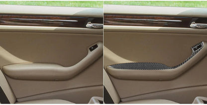 Mavlaro Echtcarbon Fensterheberschalter-Blenden 4-teilig für BMW 3er E46 1998-2005